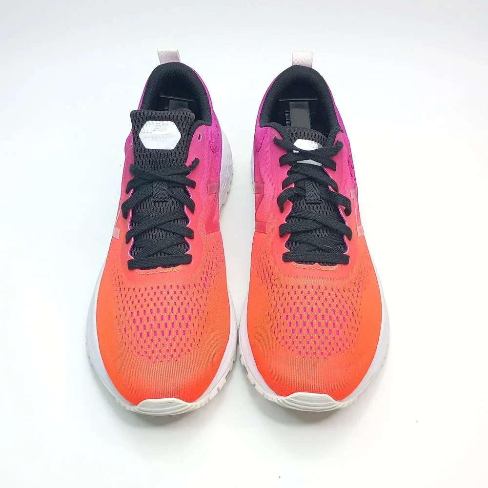 New Balance Fresh Foam Arishi Mens Size 9 Orange Pink WIDARISH Mesh Running